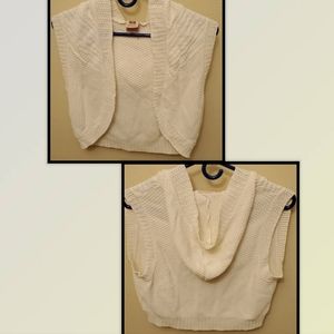 *3for$12* Faded Glory Knit Hoodie Crop Top